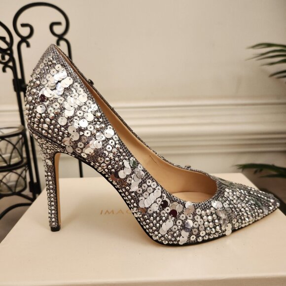 IM-GREYSON METALLIC MOSAIC PUMPS 9.5M - Picture 8 of 10